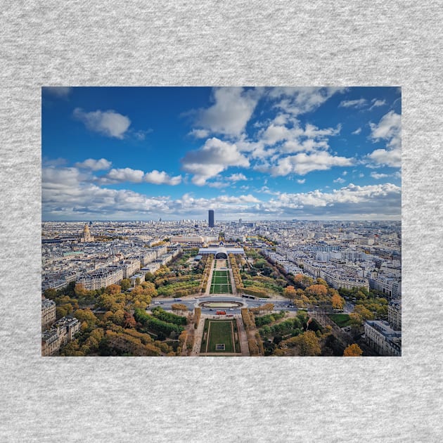 Paris city view by psychoshadow